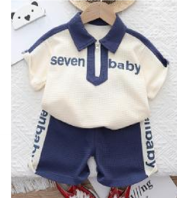 Seven Baby Polo and Navy Shorts Set JSK-CC-016 photo 2