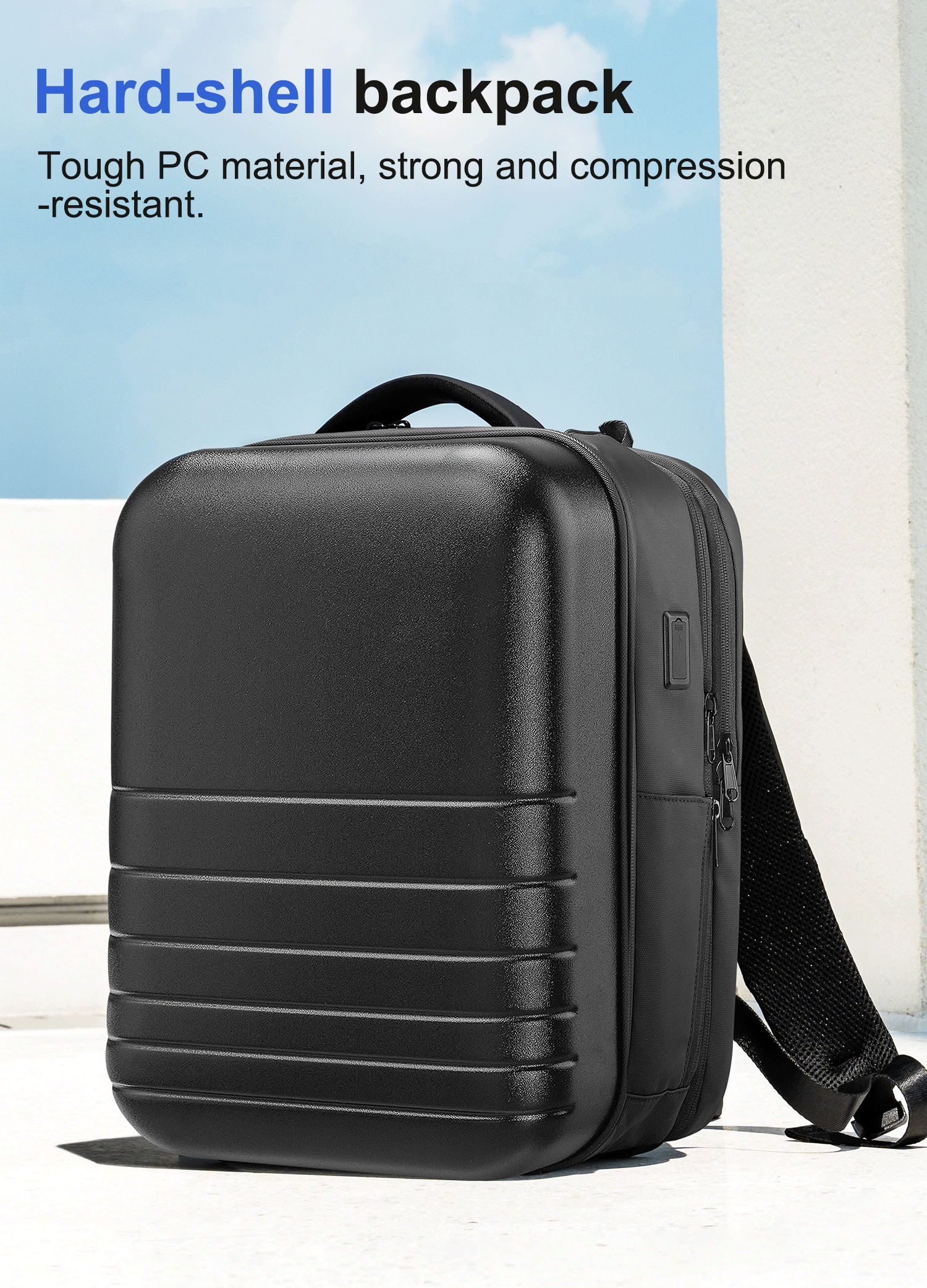 TSA-Lock Hard-Shell Travel Backpack view 29