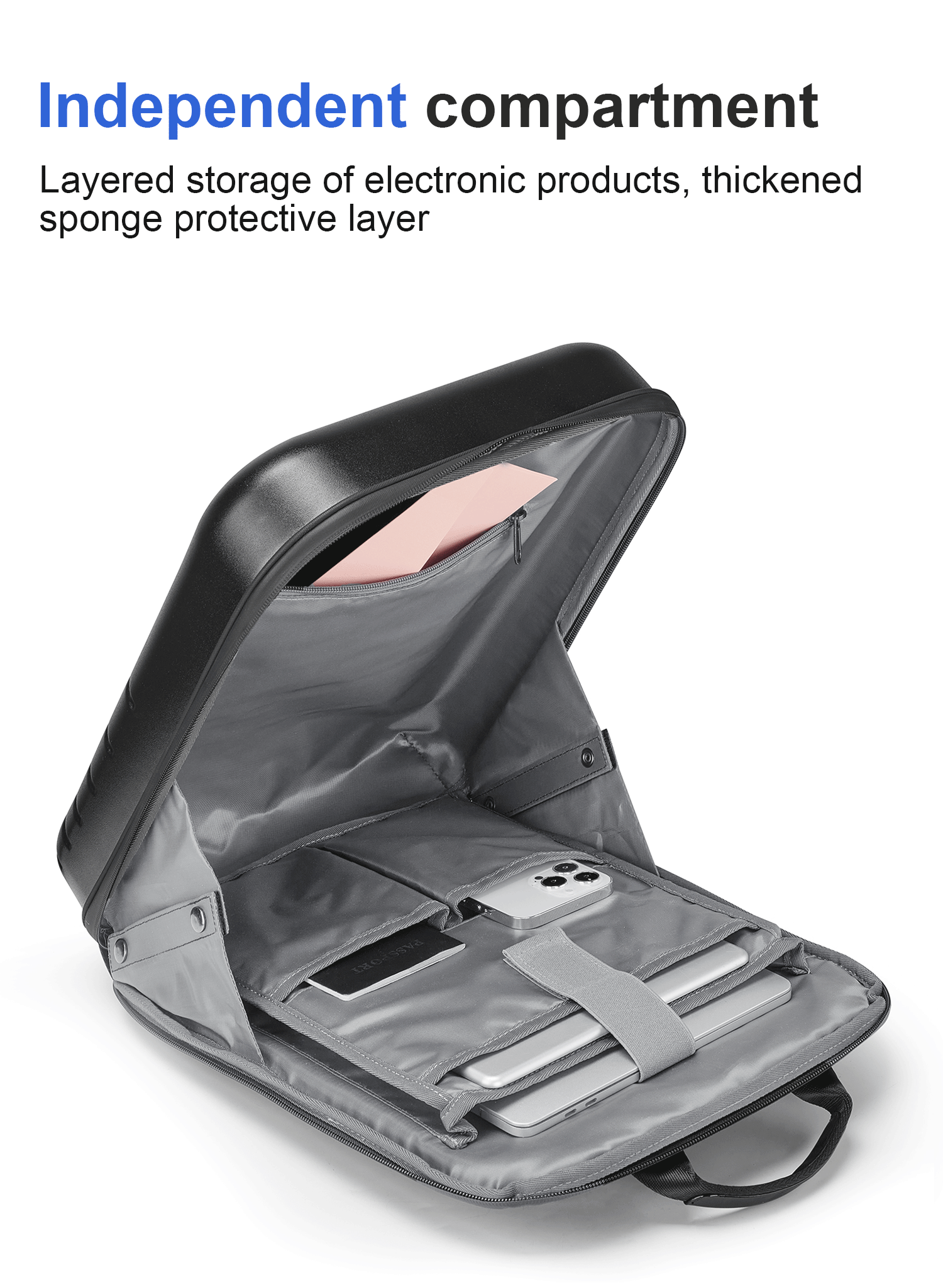 TSA-Lock Hard-Shell Travel Backpack view 33