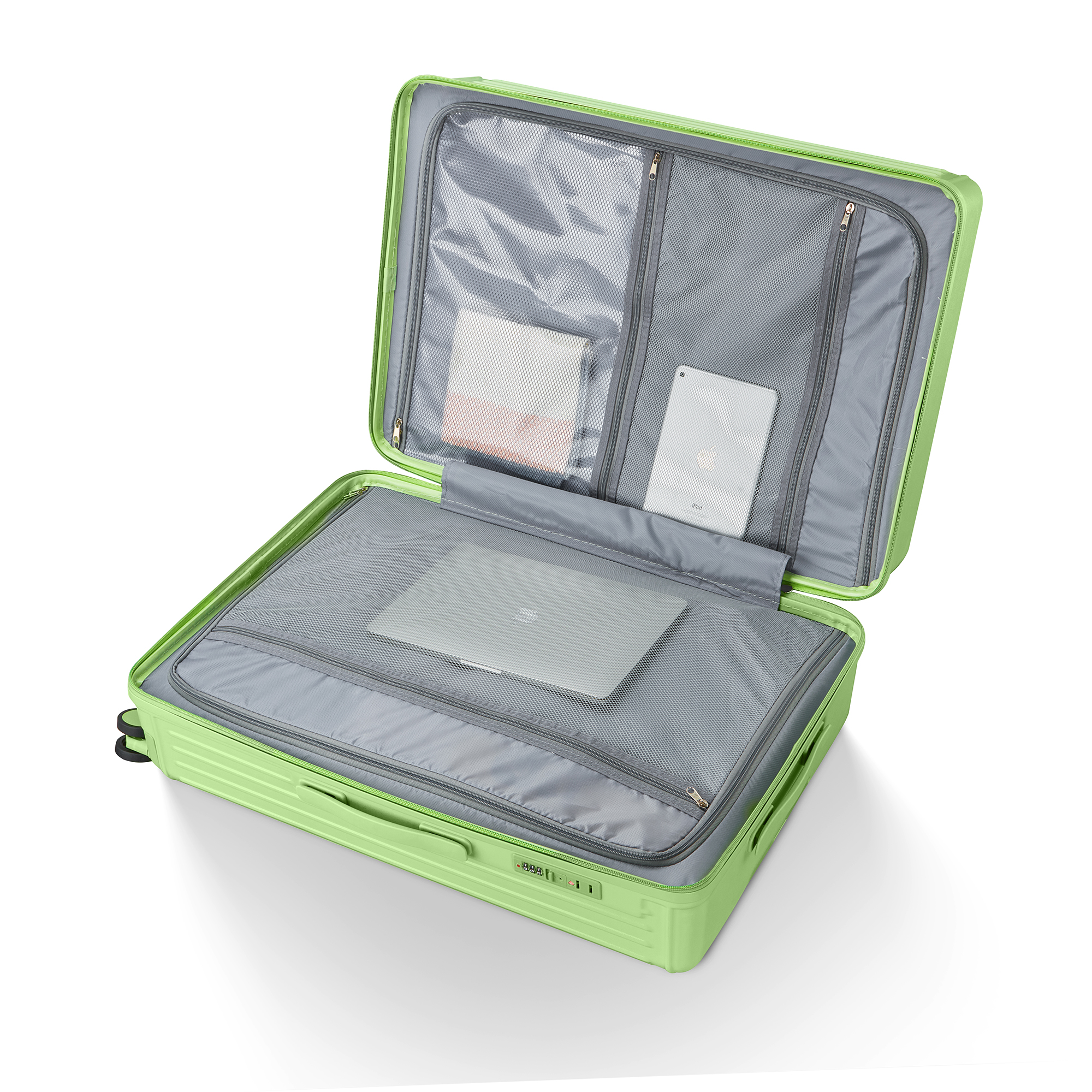 Phone-Stand Hard-Shell Spinner Suitcase - Multiple Colours view 49