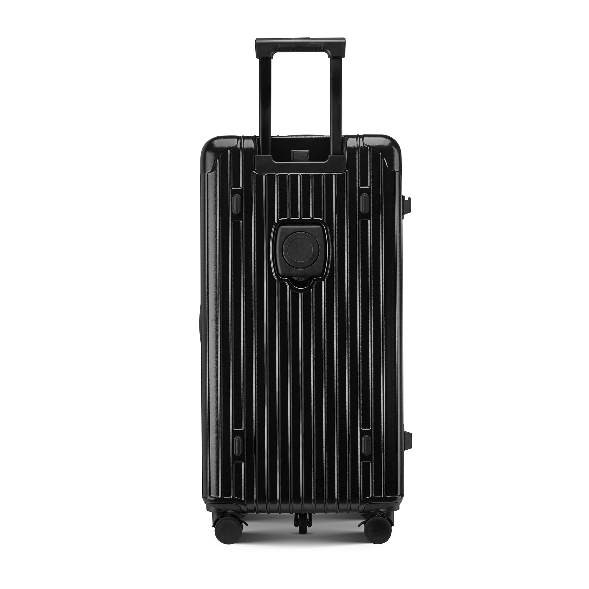Organiser Hard-Shell Spinner Suitcase with Phone Stand view 12