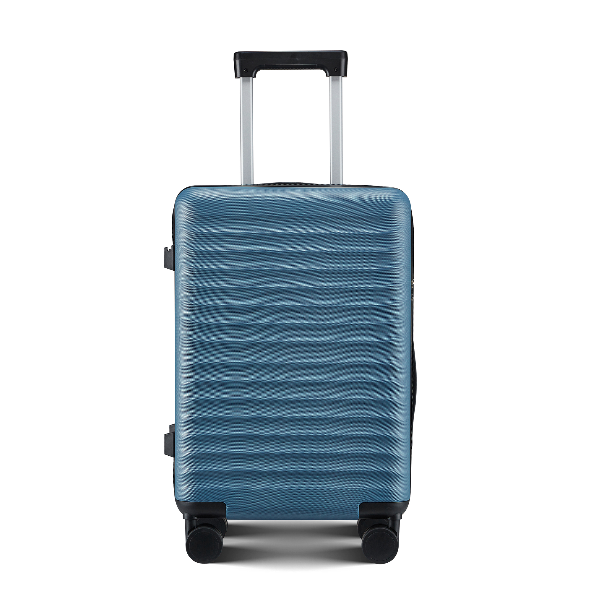 Wave-Ribbed Hard-Shell Spinner Luggage Set with Phone Stand JSK-LB-5 photo 2
