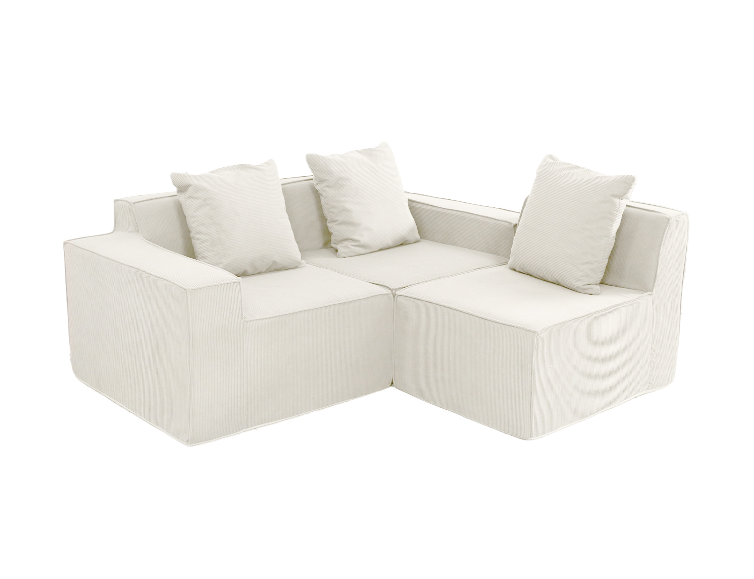 Large Modular Compressible Sofa view 3