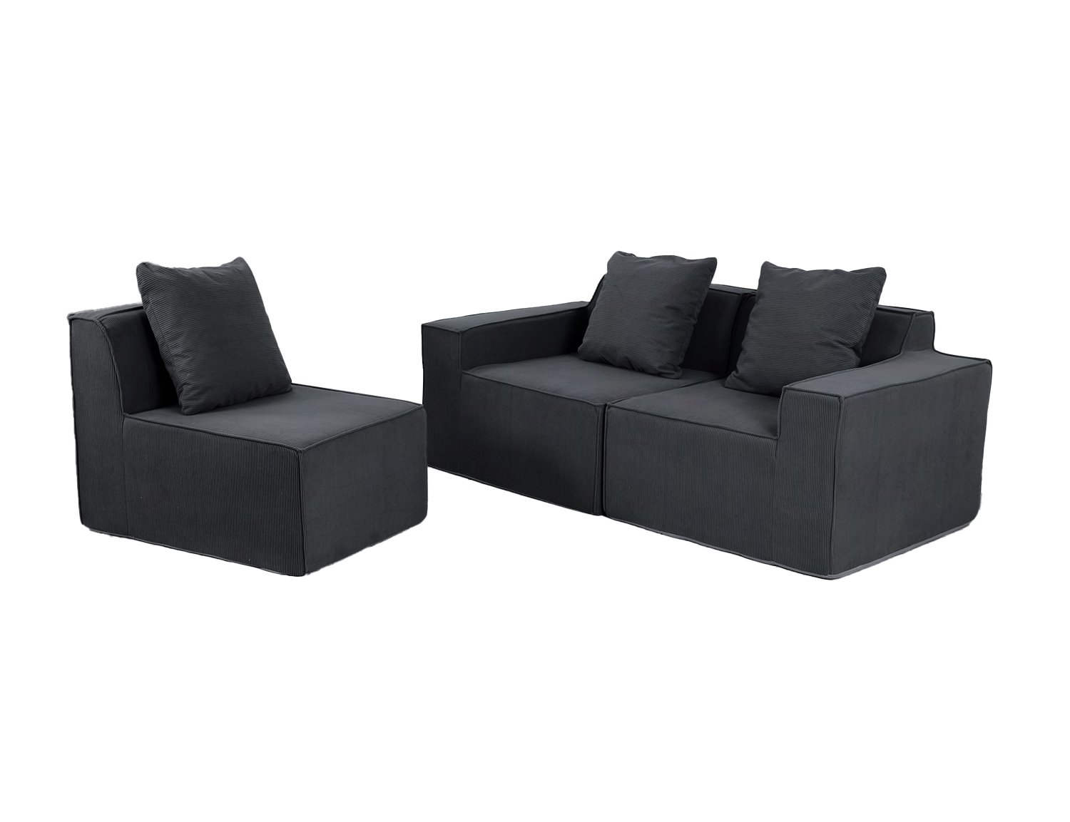 Large Modular Compressible Sofa view 16