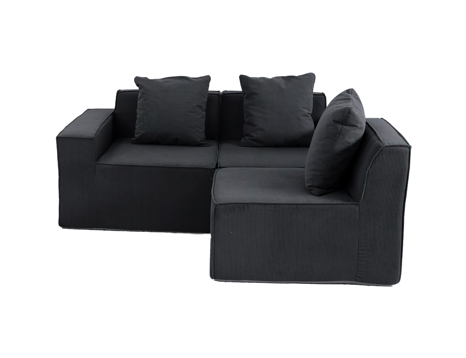 Large Modular Compressible Sofa view 18