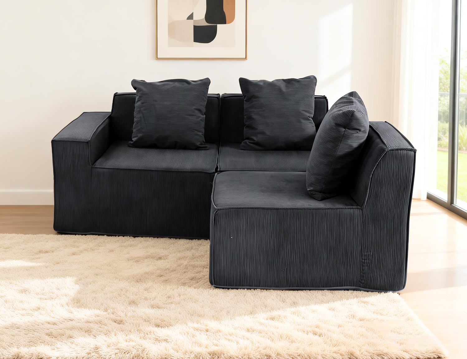 Large Modular Compressible Sofa view 27