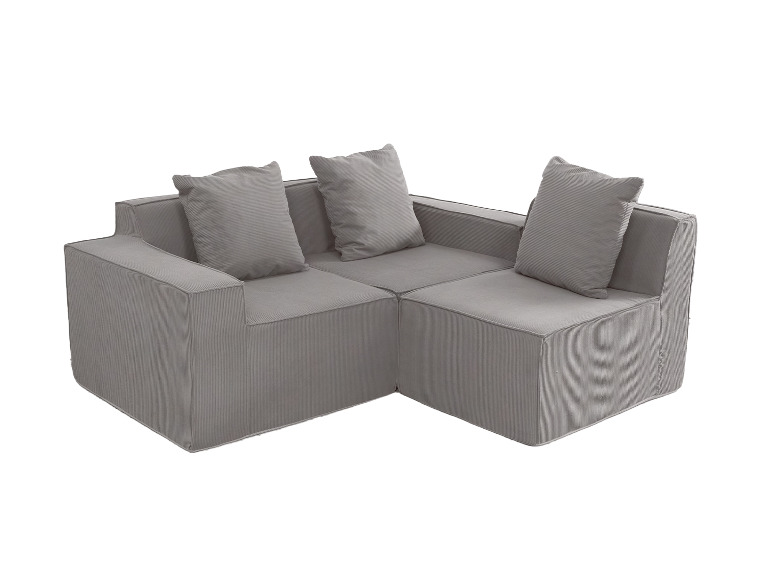 Large Modular Compressible Sofa view 45