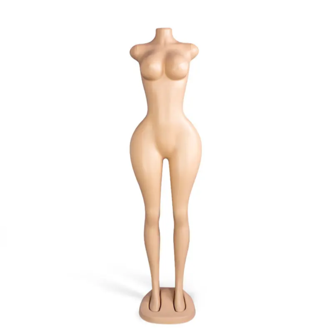 Curvy Headless and Armless Full-Body Female Mannequin view 2