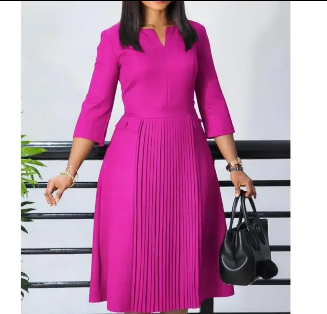 Purple Belted Utility Midi Dress view 2