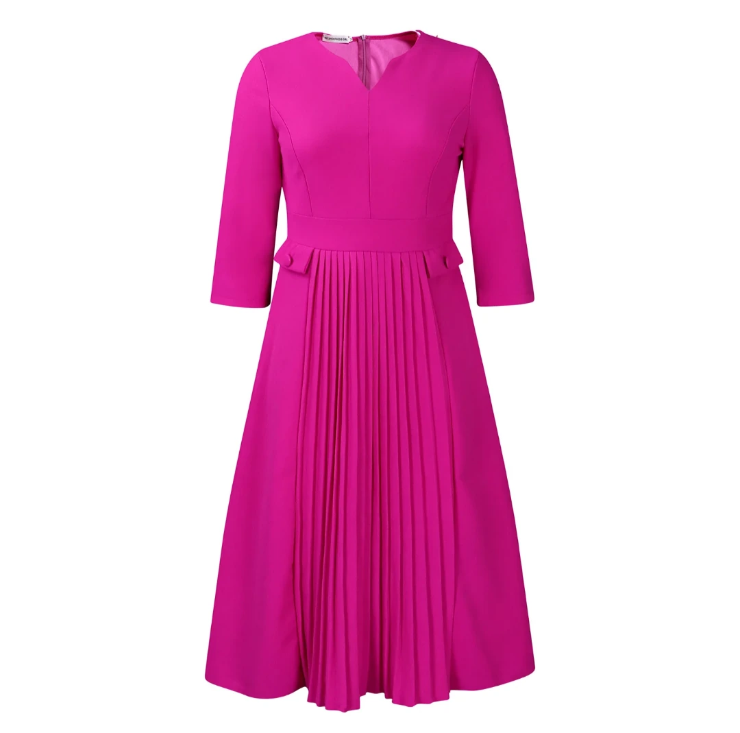 Purple Belted Utility Midi Dress view 7