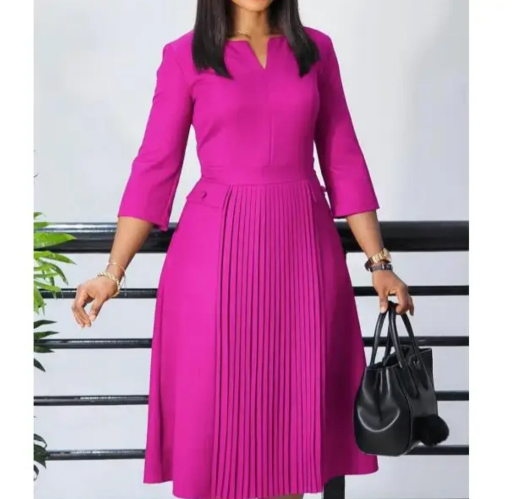 Purple Belted Utility Midi Dress view 9