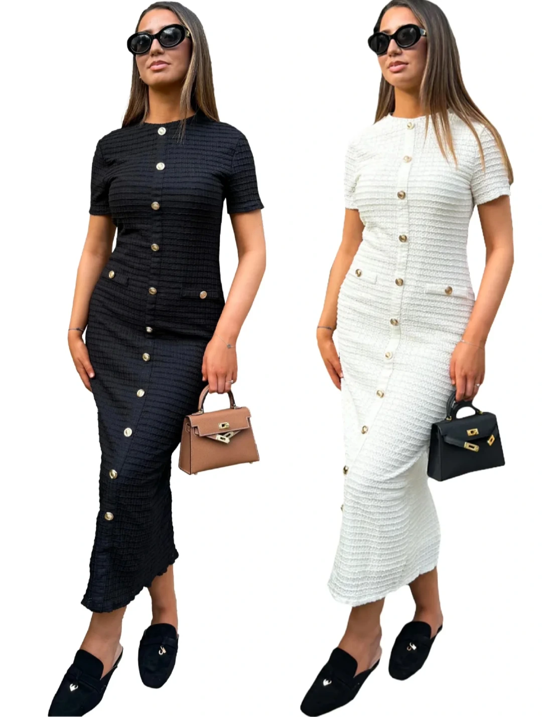 Purple Belted Utility Midi Dress view 19
