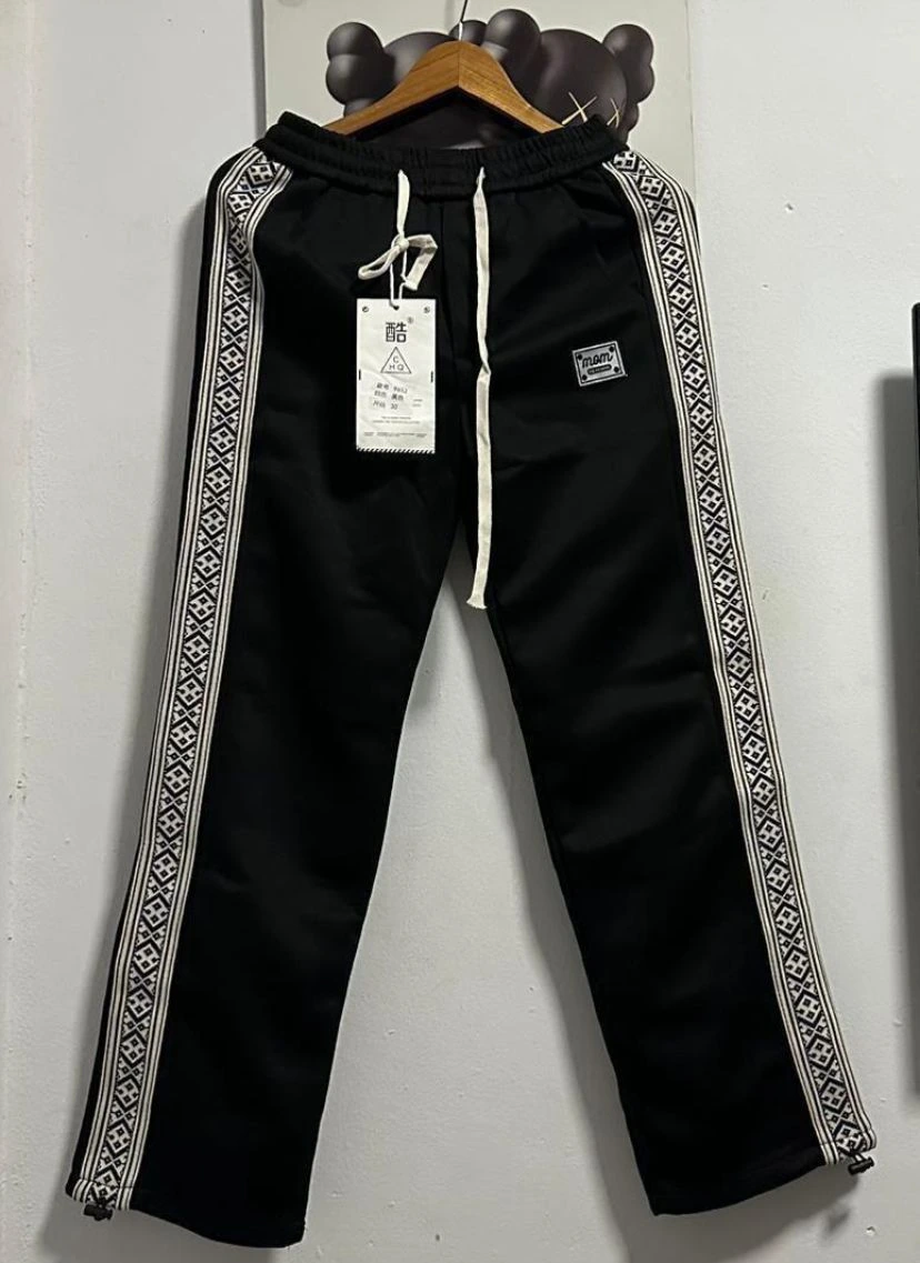 Assorted Side-Stripe Cotton Jogger Trousers