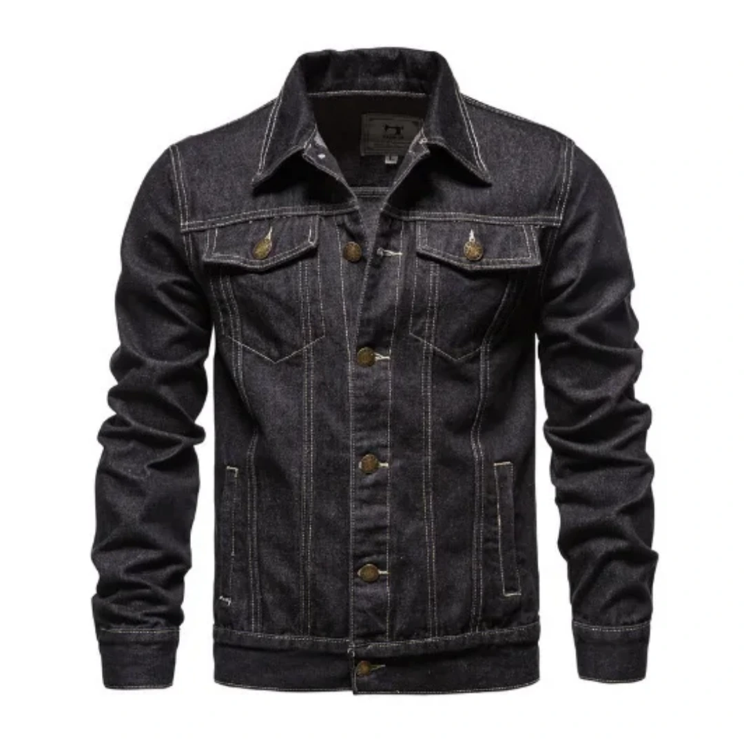 Men's Classic Denim Trucker Jacket JSK-JJ-1 photo 2