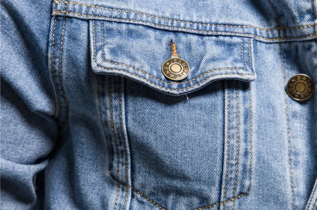 Men's Classic Denim Trucker Jacket view 5