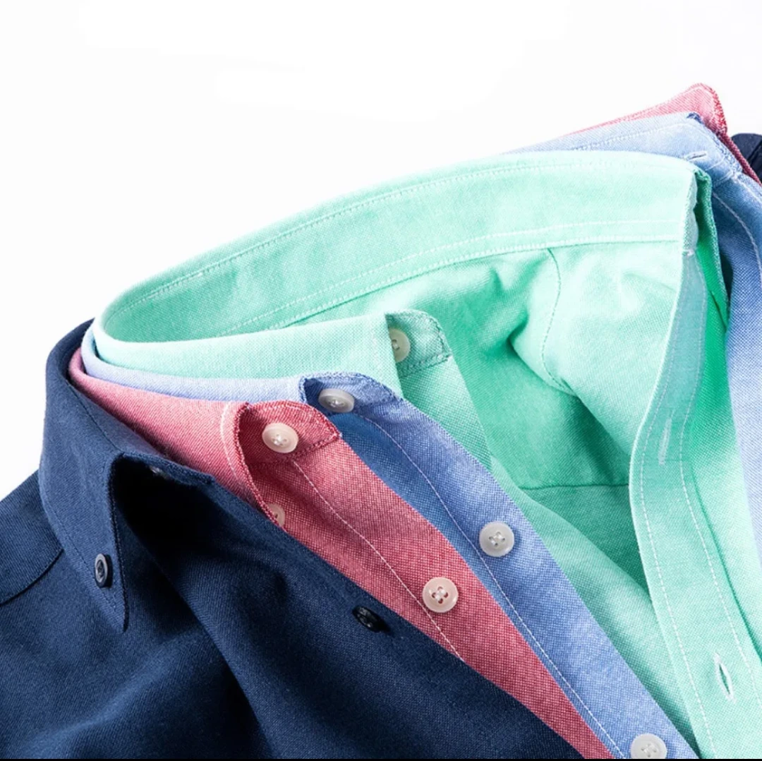 Men's Oxford Button-Down Long-Sleeve Shirt view 4