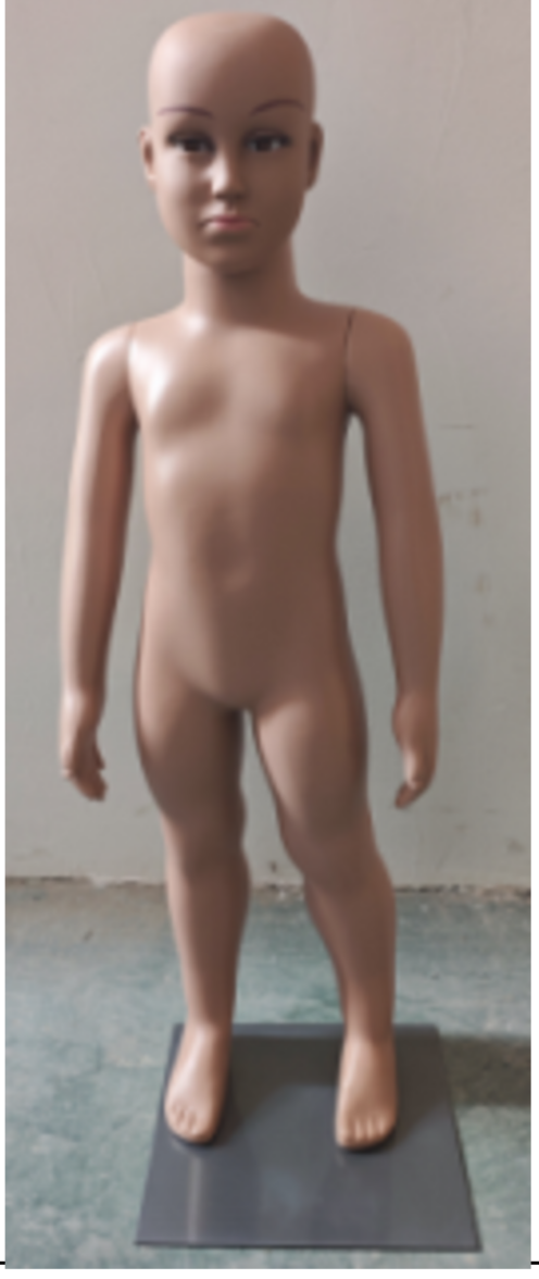 Child Full-Body Display Mannequin with Realistic Face