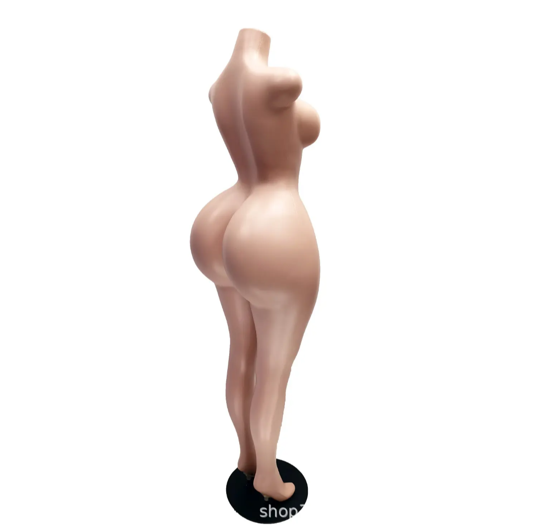 Curvy Headless Female Plastic Mannequin with Base JSK-PD-3 photo 2
