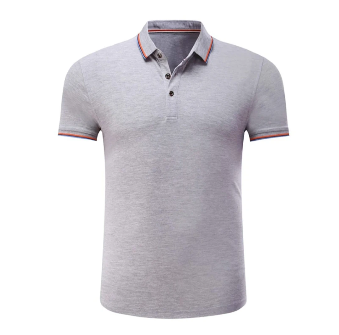 Men's Contrast-Trim Short-Sleeve Polo Shirt JSK-PS-2 photo 2