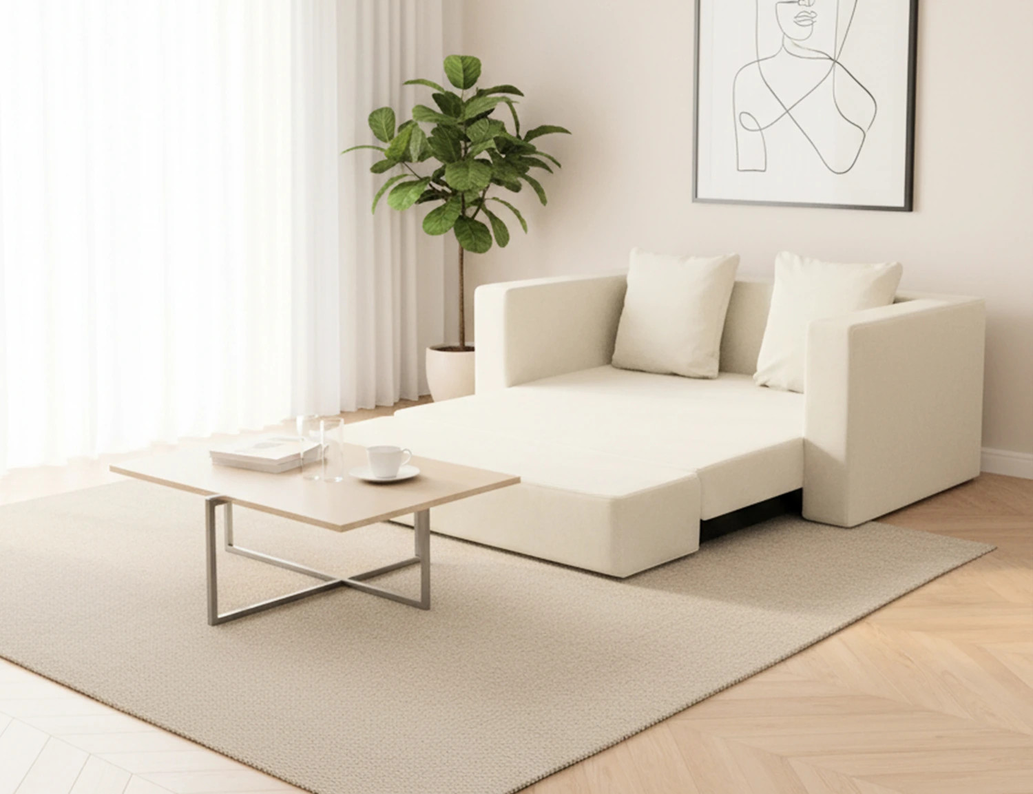 Folding Compressible Sofa view 12