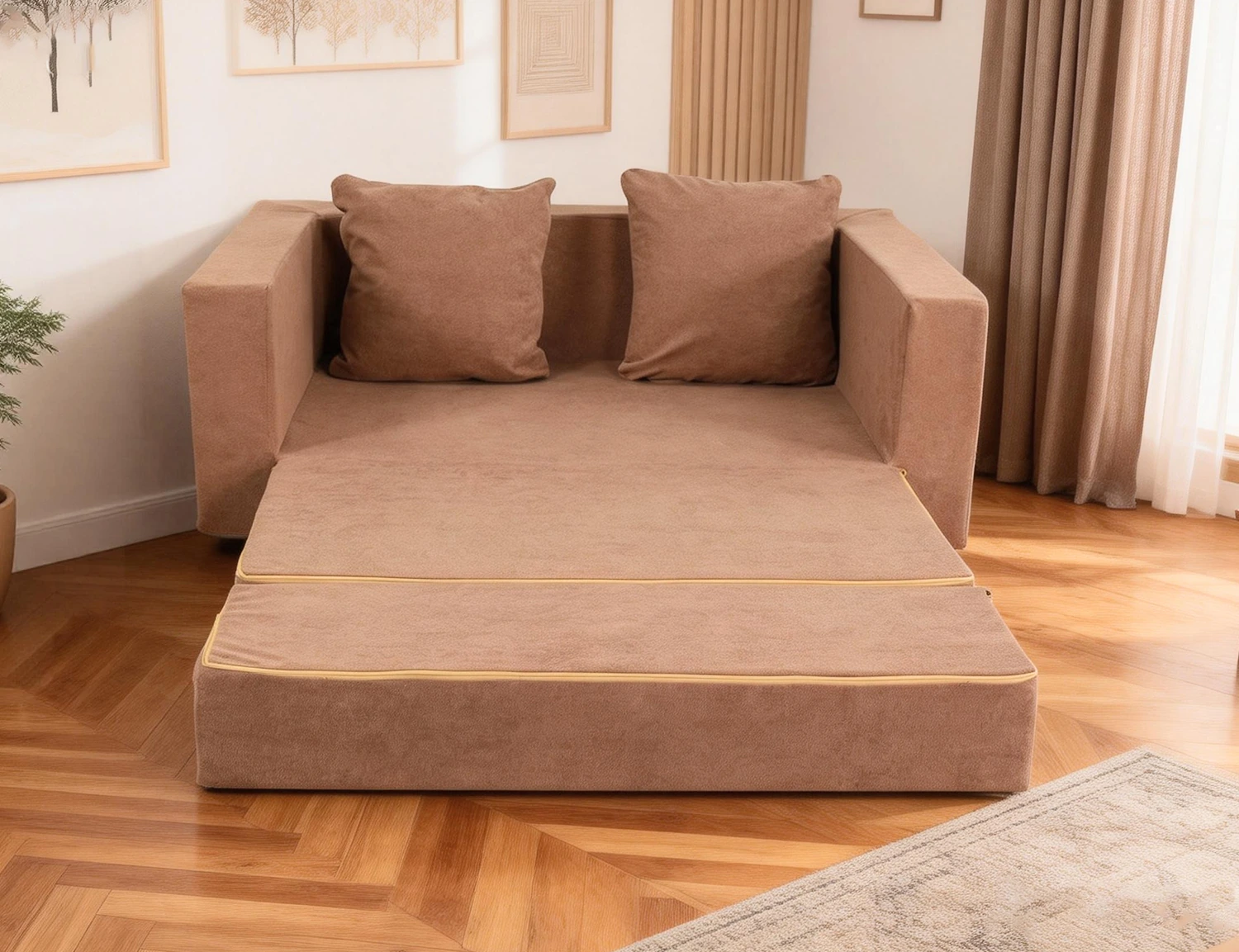 Folding Compressible Sofa view 39