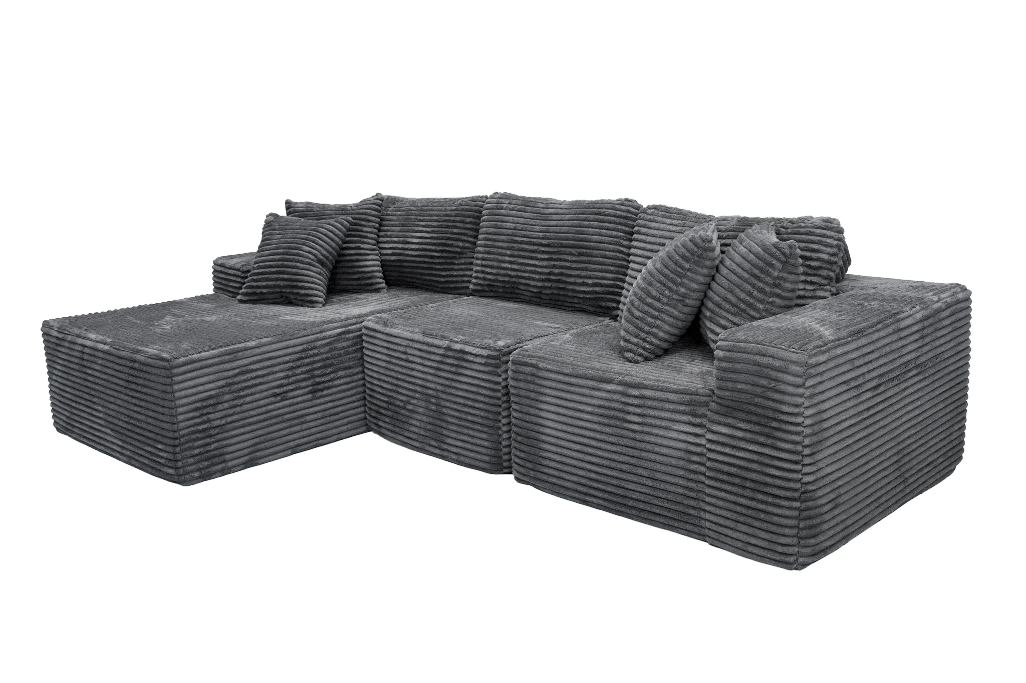 L-Shape Compressible Sofa view 36
