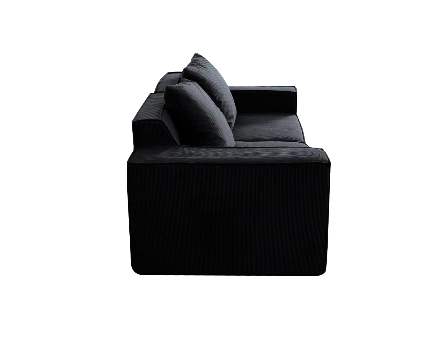 Cord-Fabric Compressible Sofa view 19