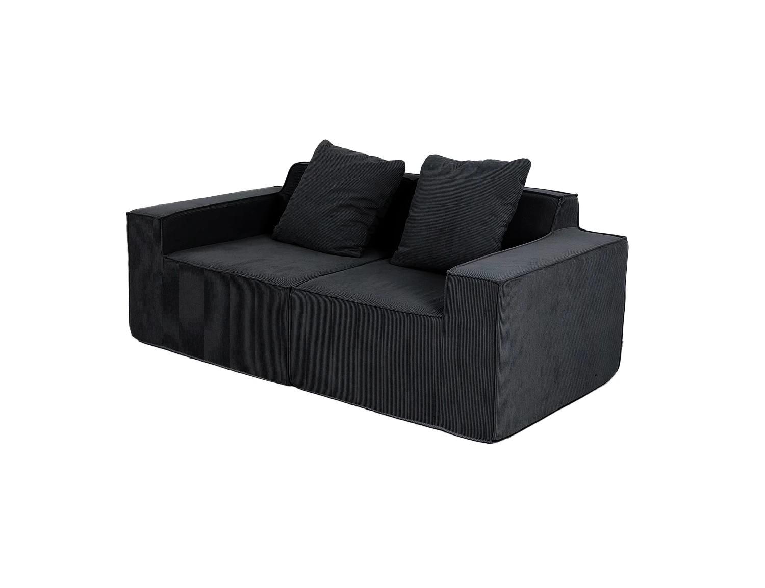 Cord-Fabric Compressible Sofa view 20