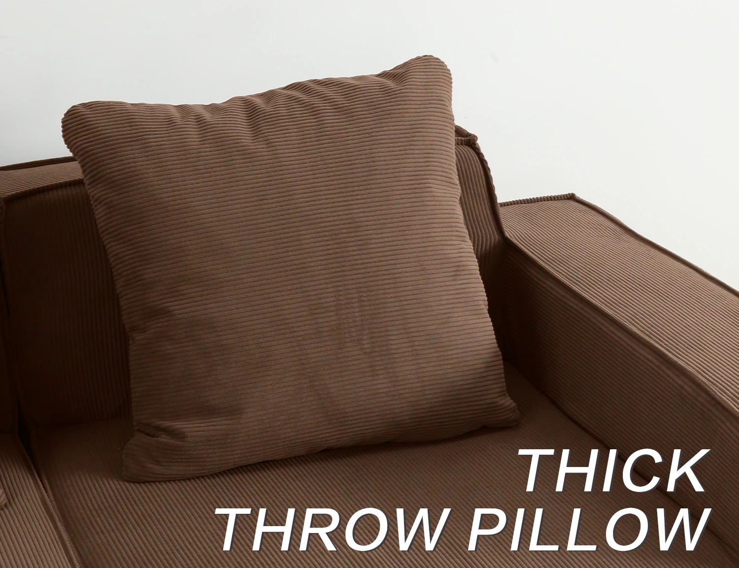Cord-Fabric Compressible Sofa view 27