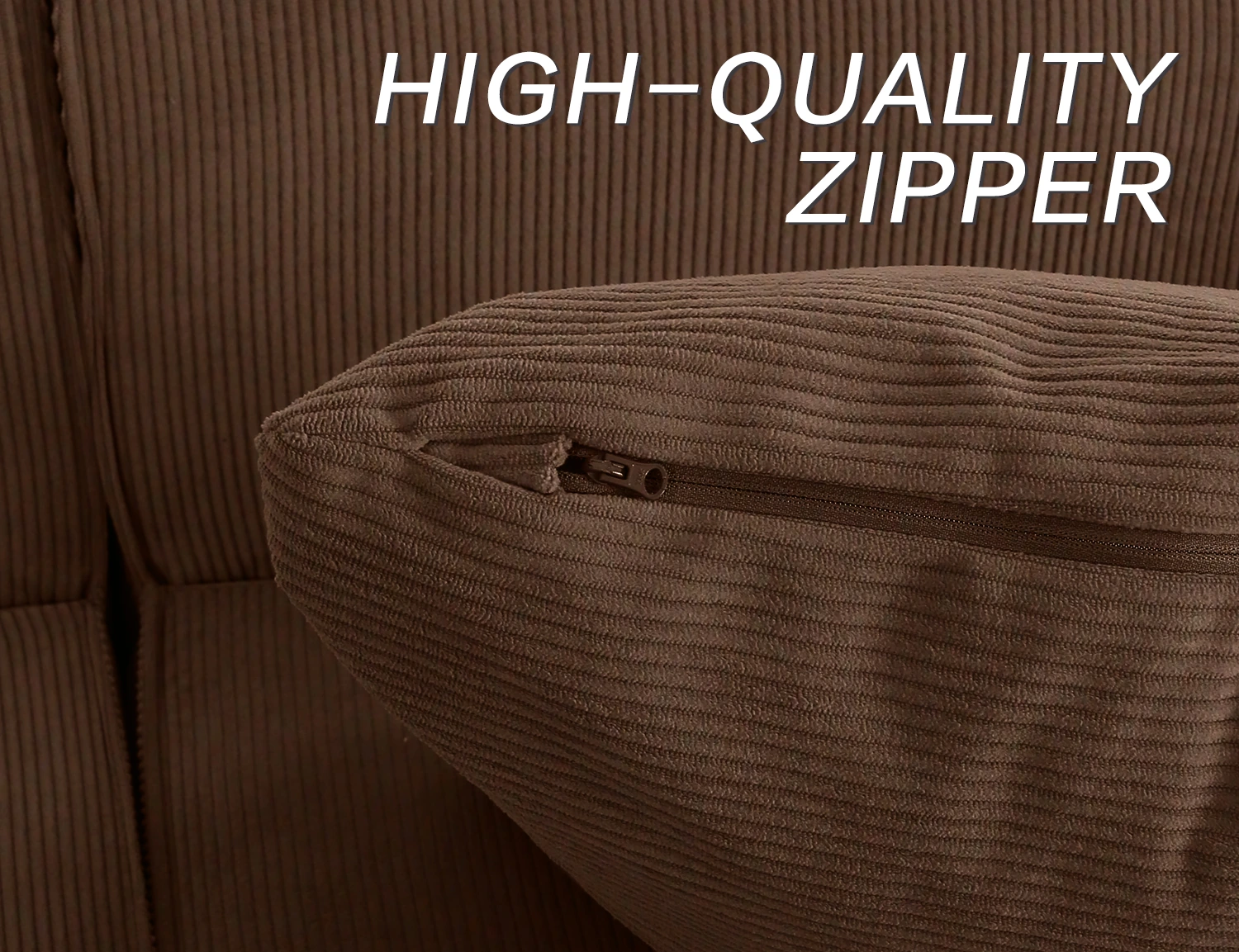 Cord-Fabric Compressible Sofa view 28