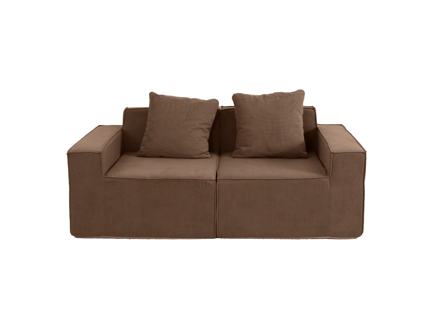 Cord-Fabric Compressible Sofa view 29