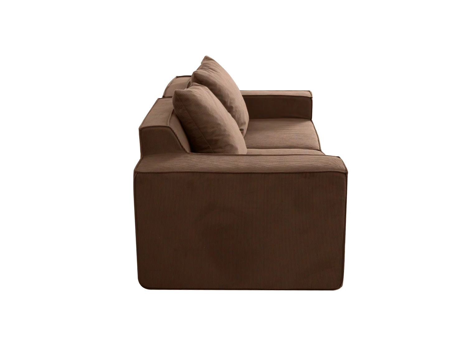 Cord-Fabric Compressible Sofa view 30