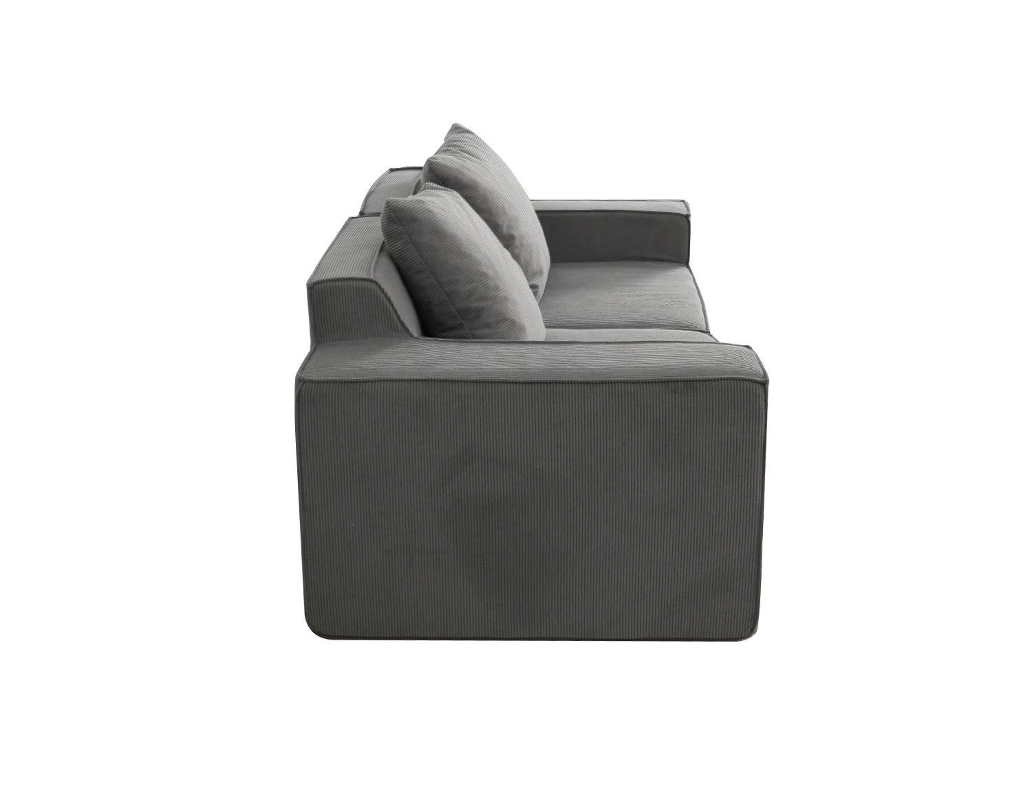 Cord-Fabric Compressible Sofa view 41