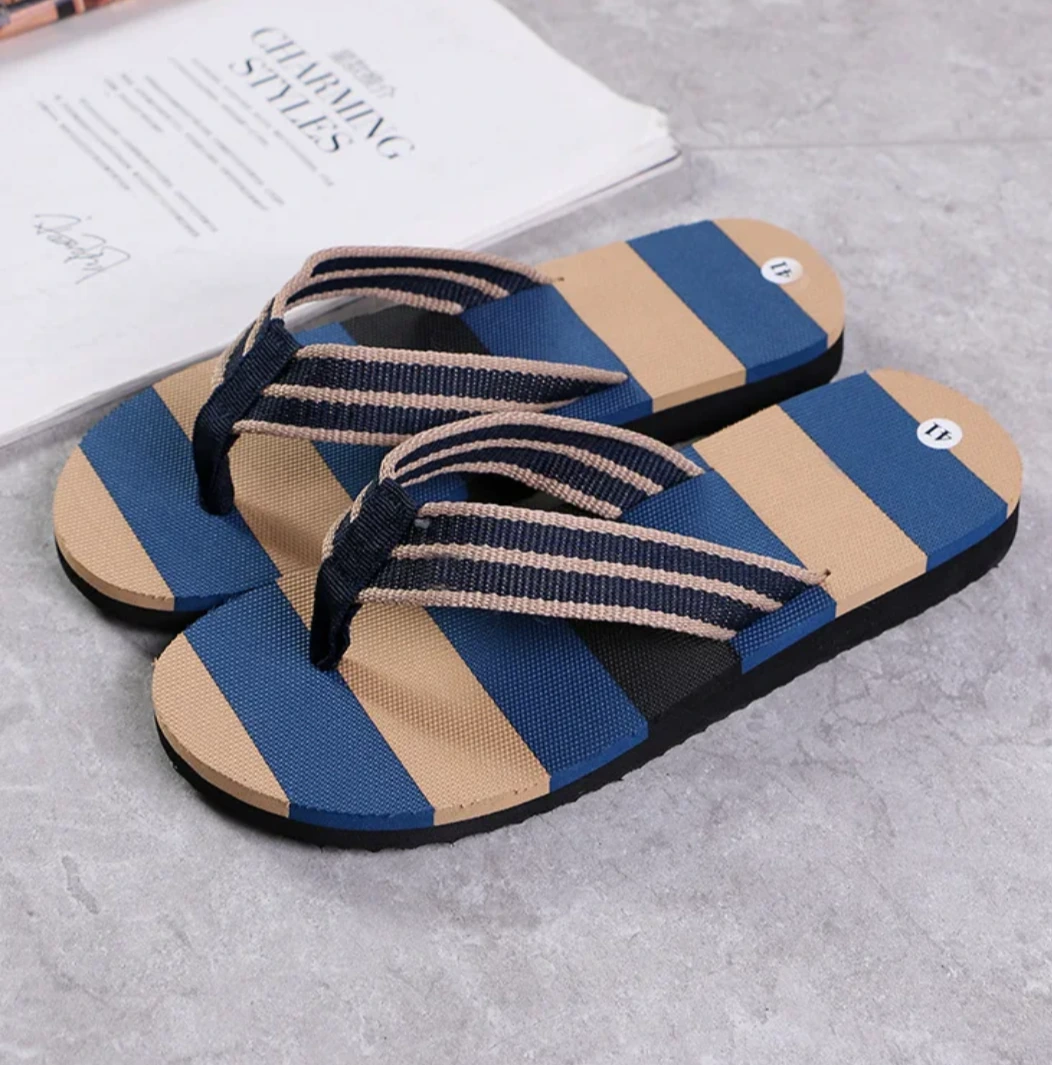 Striped Slide Slippers Set JSK-SL-1 photo 2