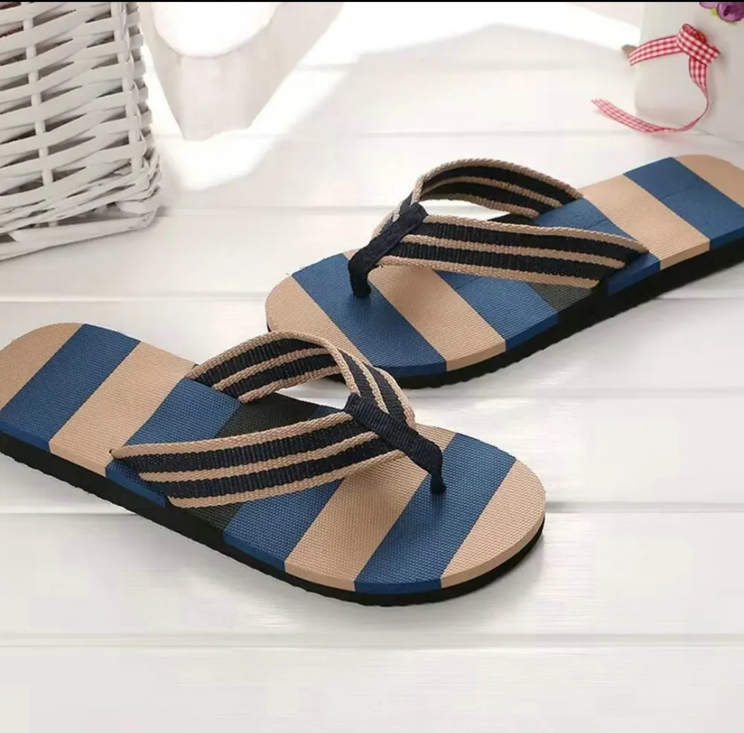 Striped Slide Slippers Set showcase