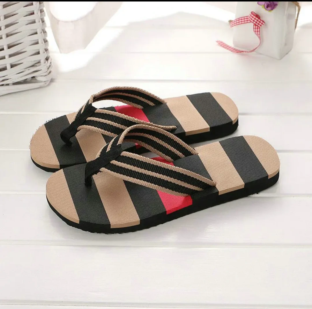 Striped Slide Slippers Set showcase