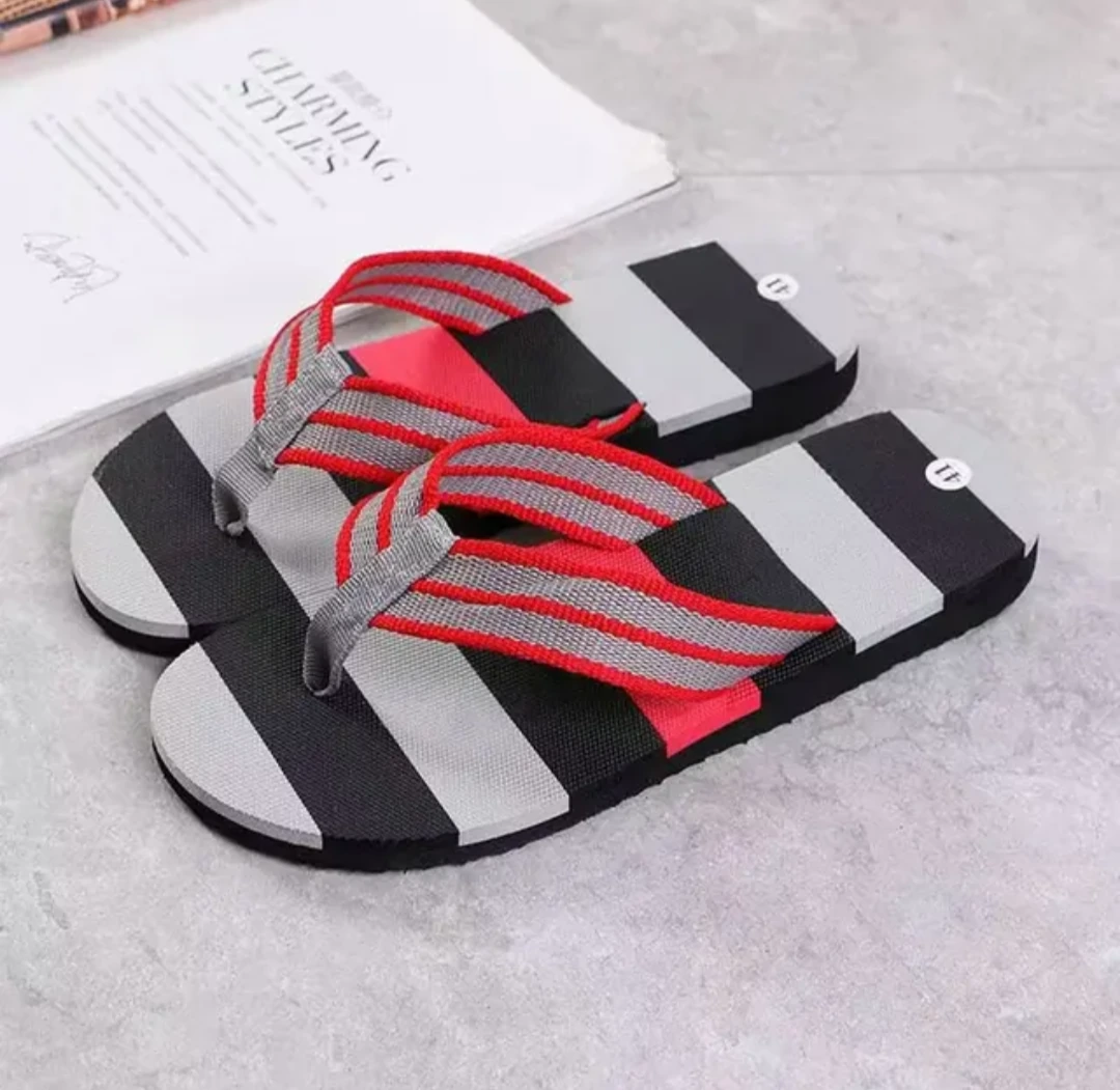Striped Slide Slippers Set showcase