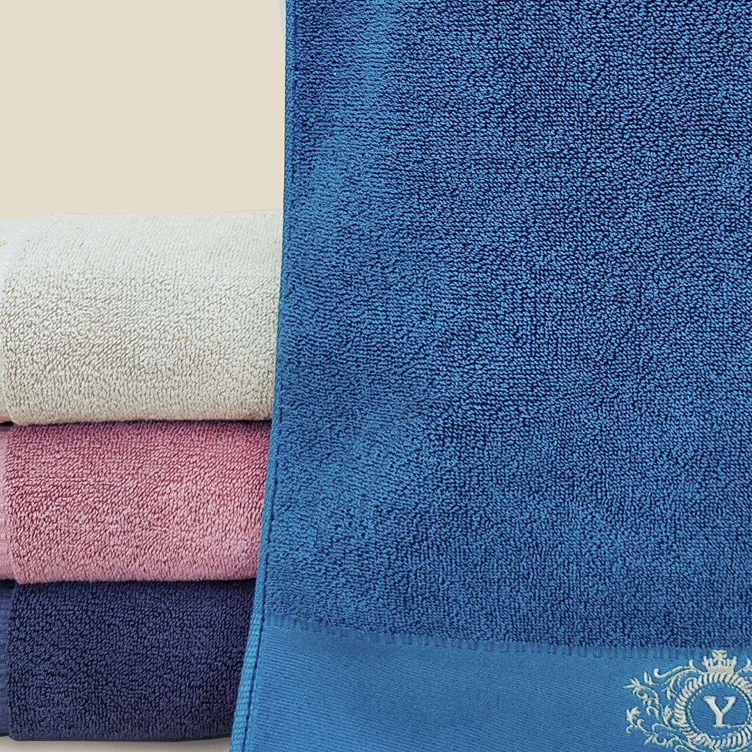 Embroidered Crest Bath Towel - 70 x 140 cm, 420 g JSK-T-8-420G photo 2