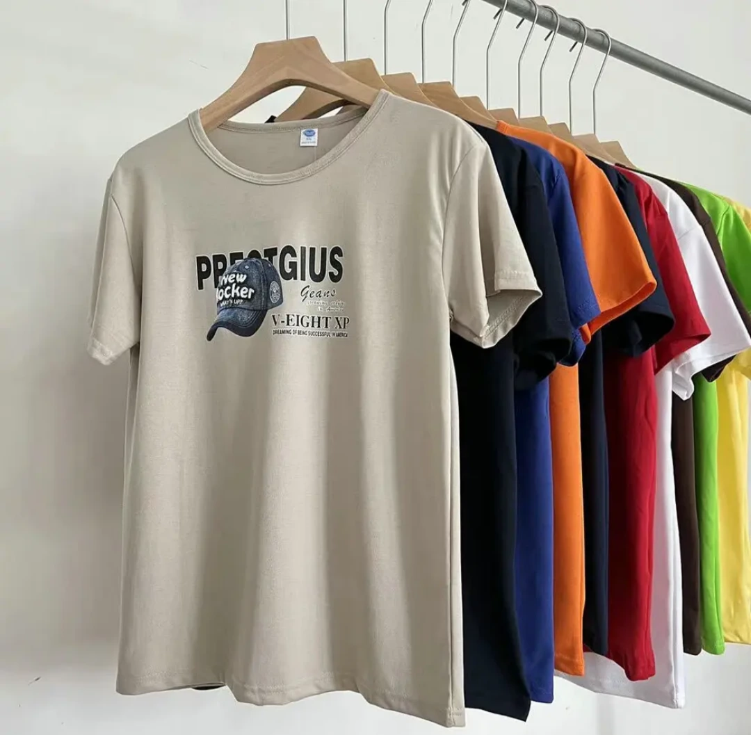 Assorted Graphic Crew-Neck T-Shirts view 4