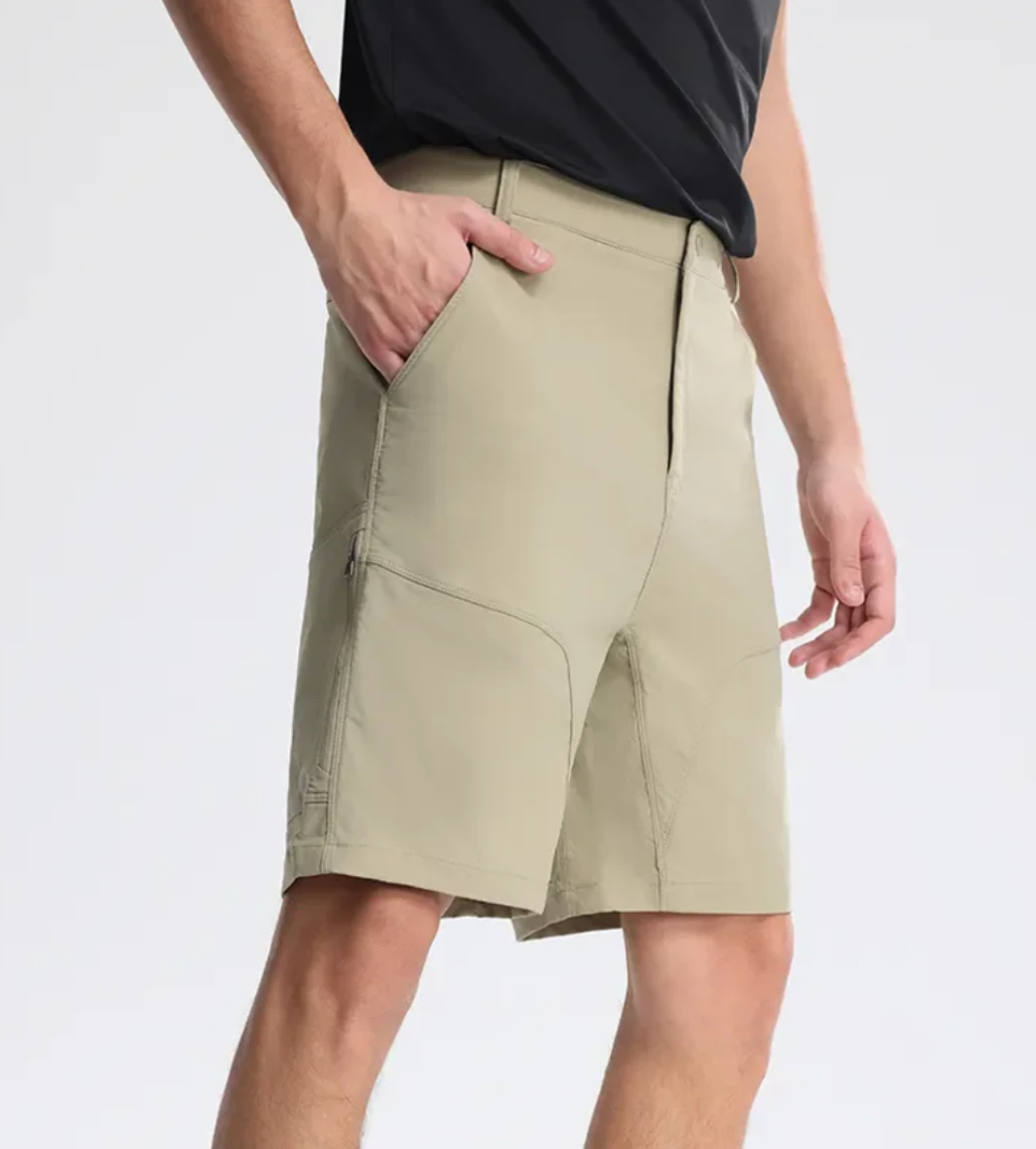 Mens Drawstring Casual Shorts Set view 3