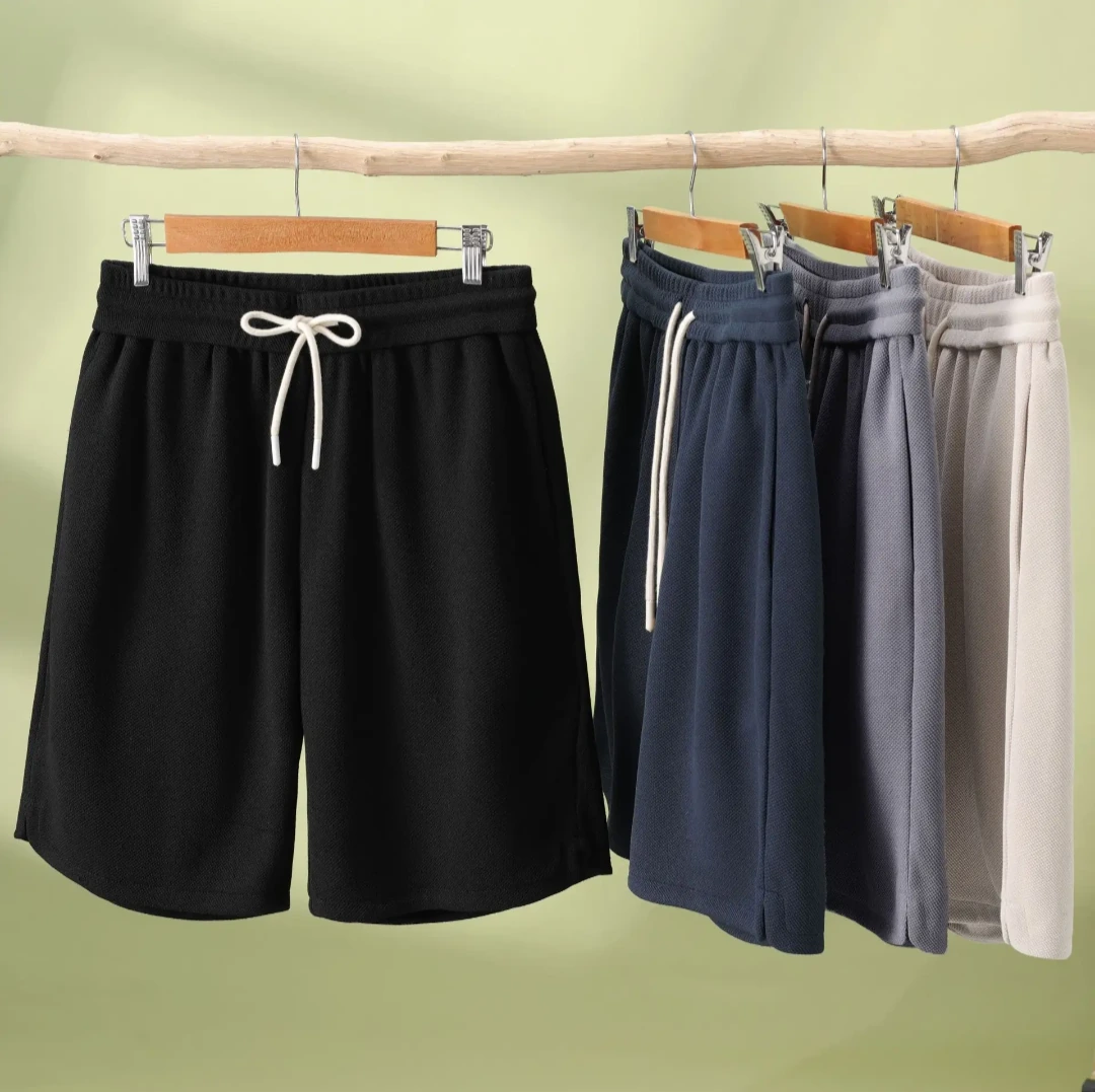 Mens Drawstring Casual Shorts Set view 7
