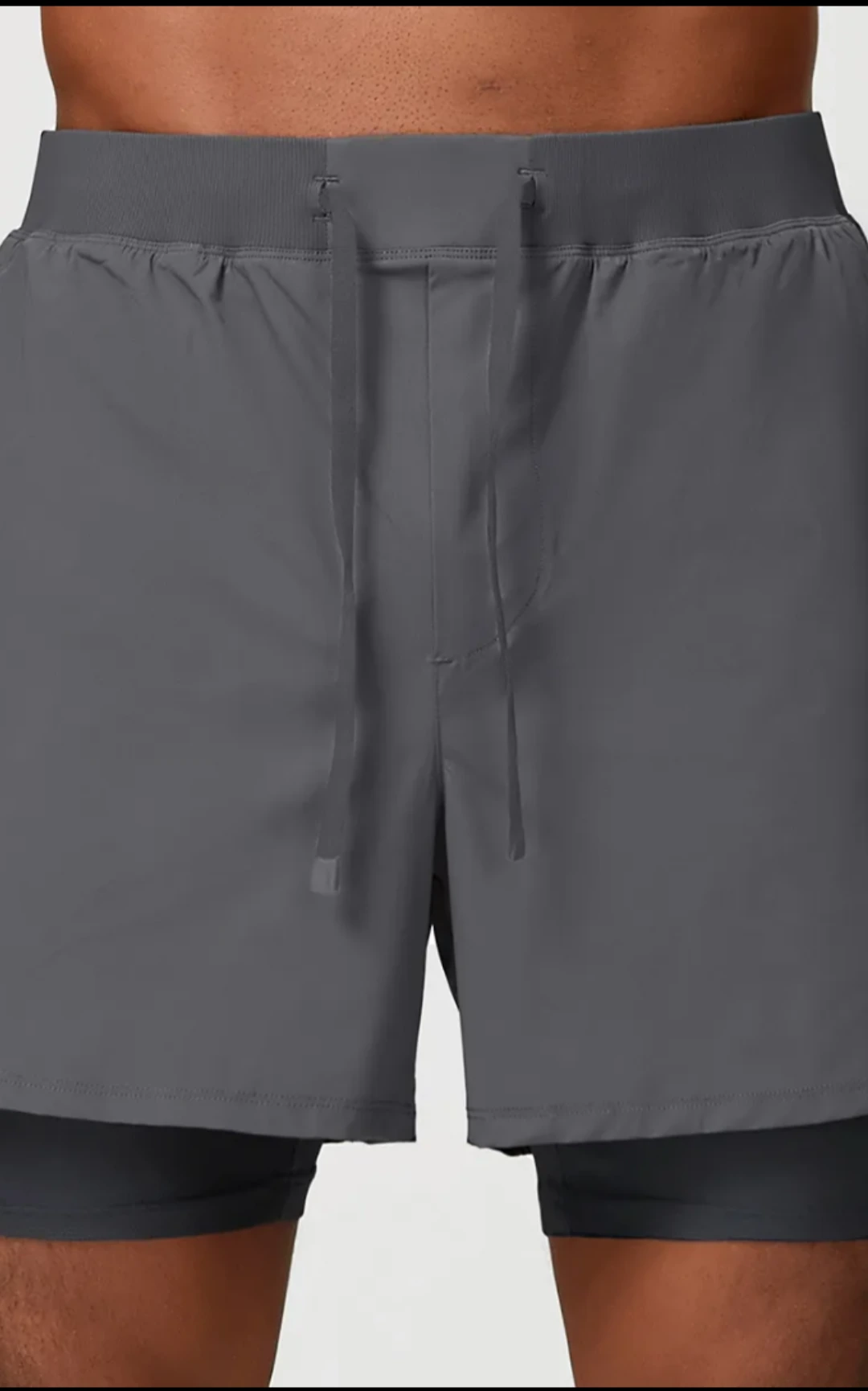 Mens Drawstring Casual Shorts Set view 8