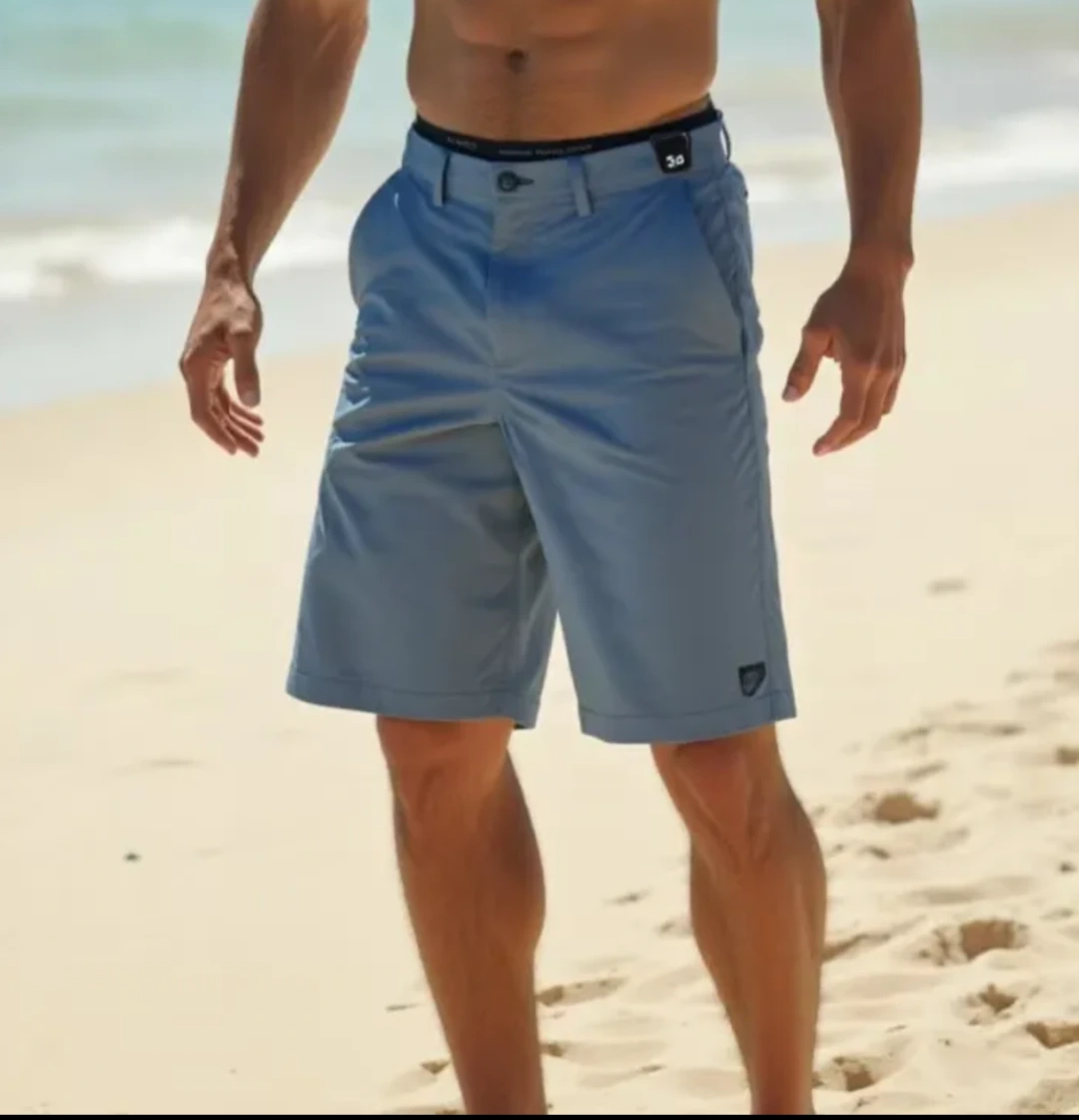 Mens Drawstring Casual Shorts Set view 9