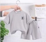 Light Grey Tee and Shorts Set showcase