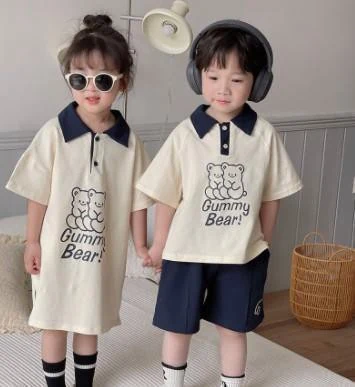 Cream Gummy Bear Polo Dress showcase