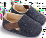 Charcoal Open-Heel Slip-Ons showcase
