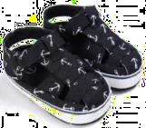 Black Patterned High-Top First Walkers showcase