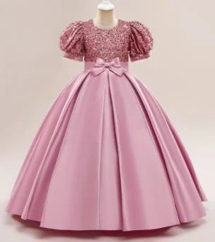 Dusty Rose Sequin-Bodice Ball Gown showcase