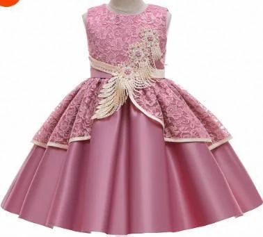 Rose Gold Applique Party Dress showcase