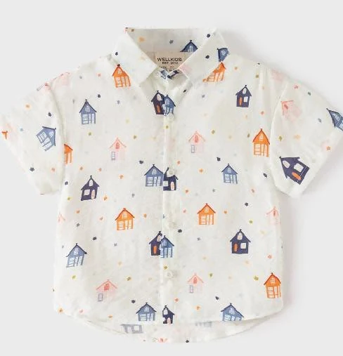 Ivory Little Houses Shirt showcase